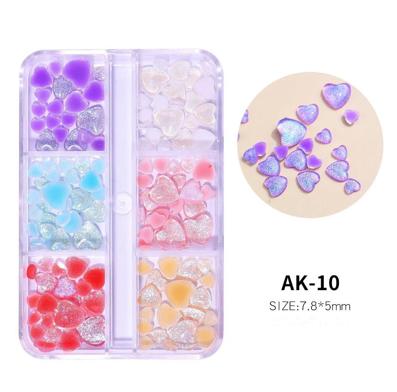 NAIL ART 3D HEART