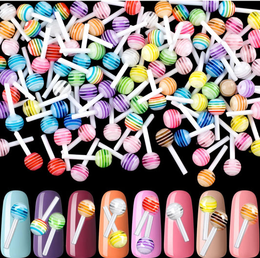 LOLLIPOP NAIL CHARM 5pcs