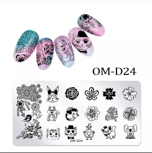 NAIL ART STAMPING PLATE