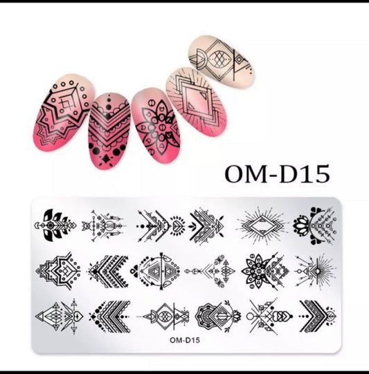 NAIL ART STAMPING PLATE