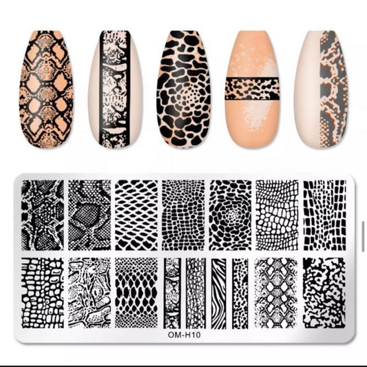 NAIL ART STAMPING PLATE