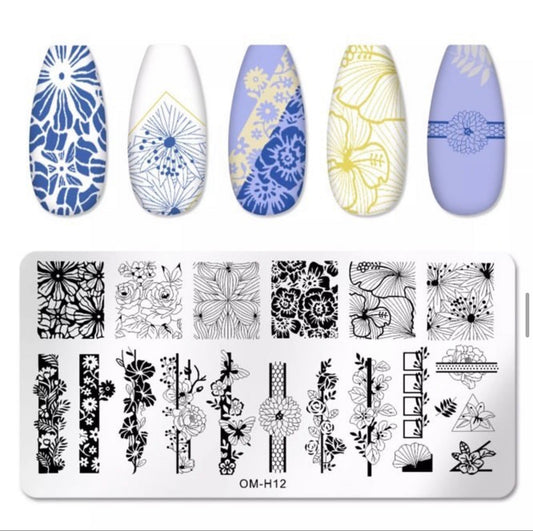 NAIL ART STAMPING PLATE