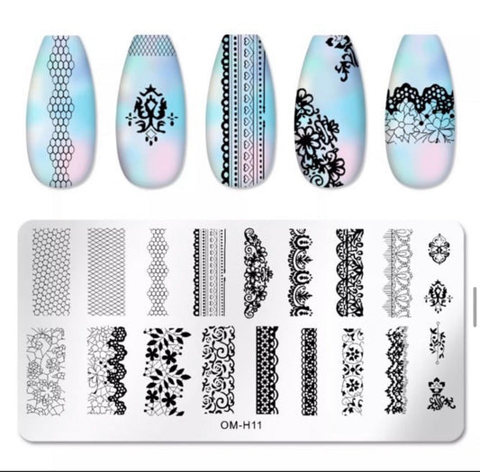 NAIL ART STAMPING PLATE