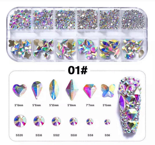 RHINESTONE GEMS HOLOGRAPHIC