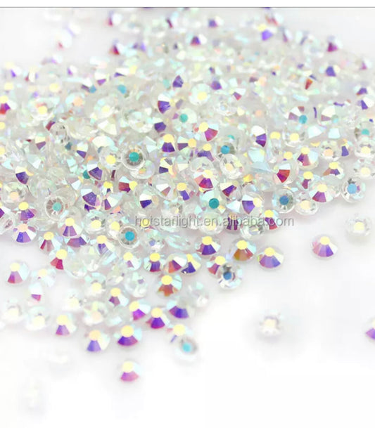 RHINESTONE CRYSTALS FLAT BACK